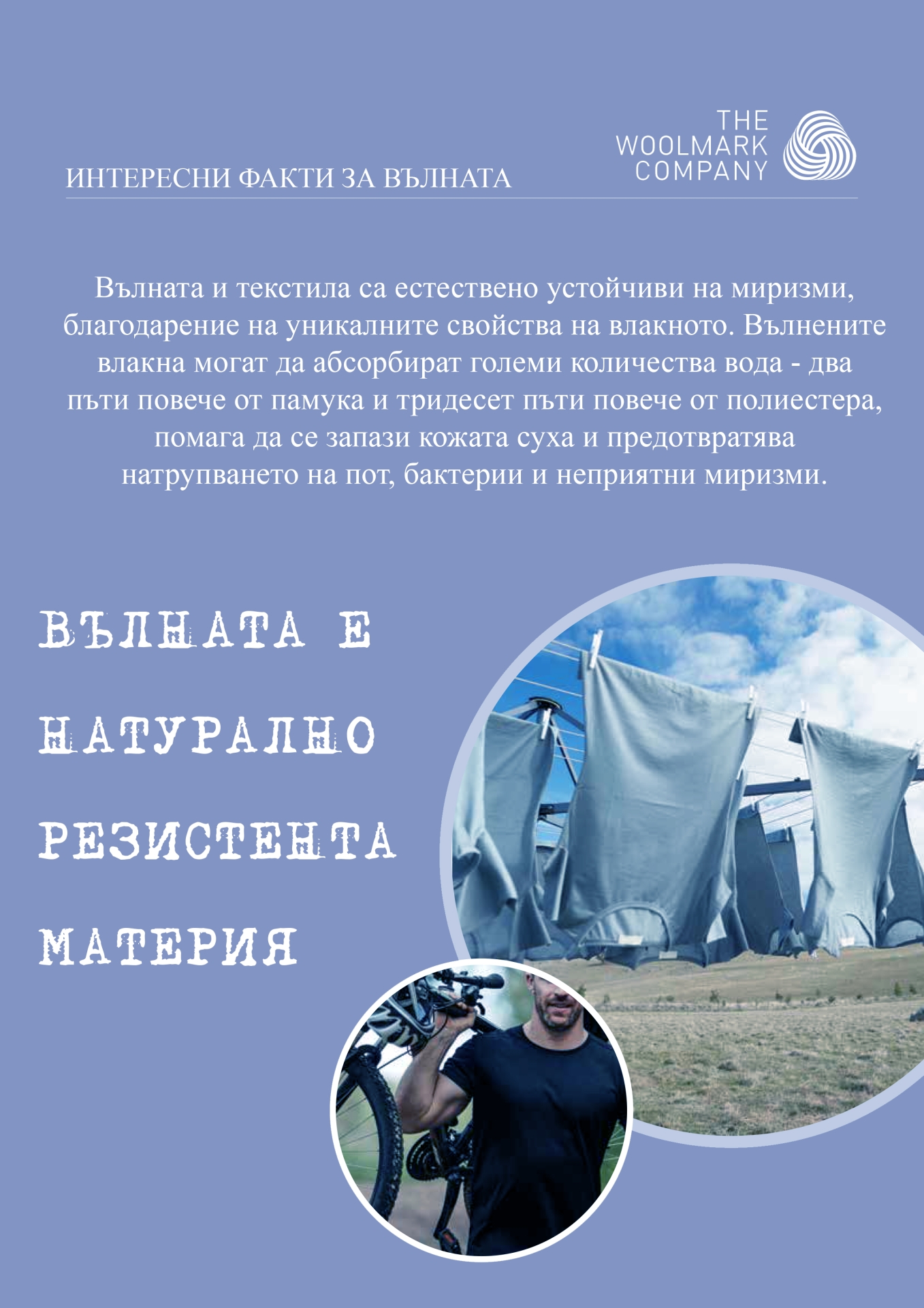 Вълната е натурално устойчива материя