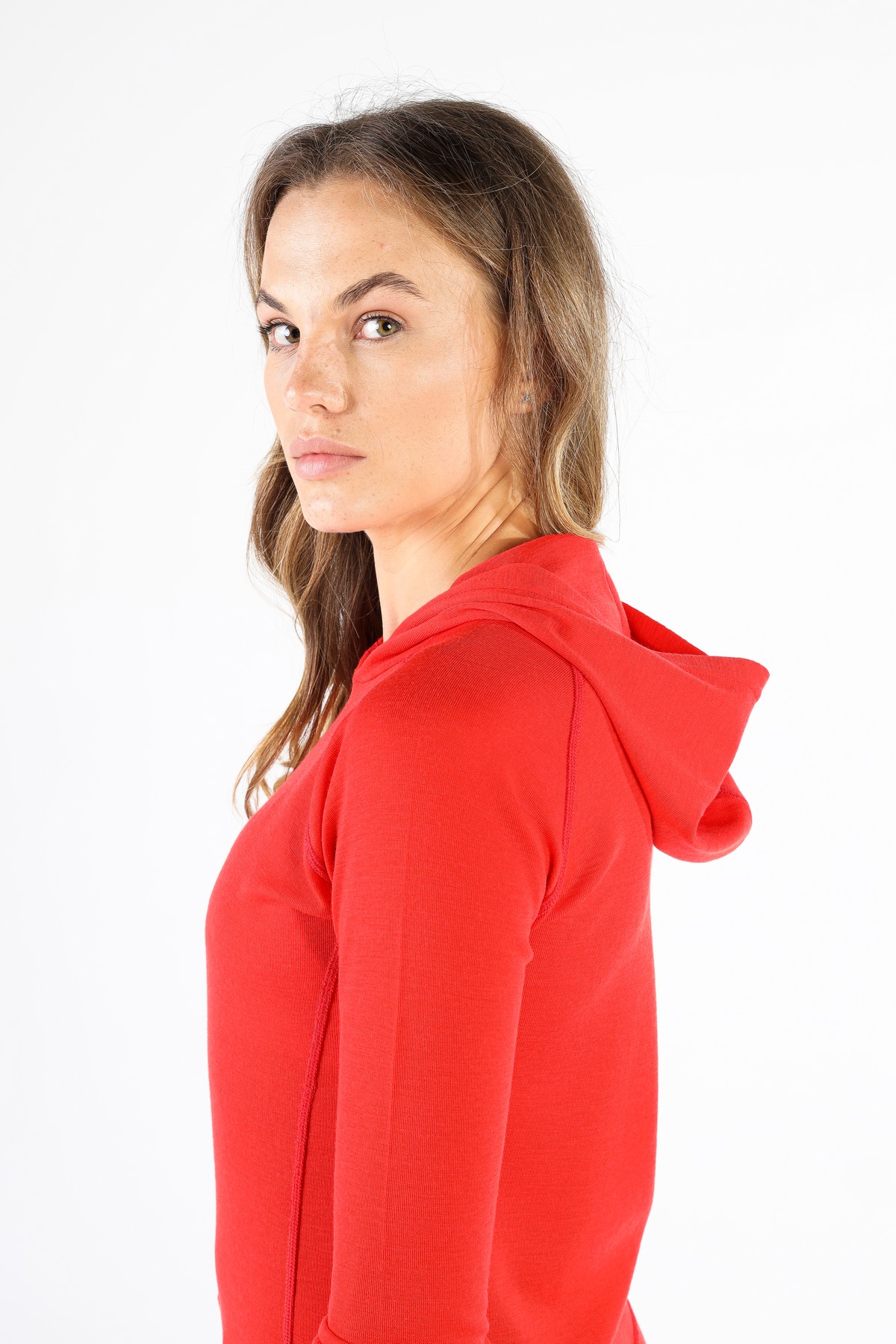 Дамско термо бельо - тениска SONATRA с дълги ръкави и качулка