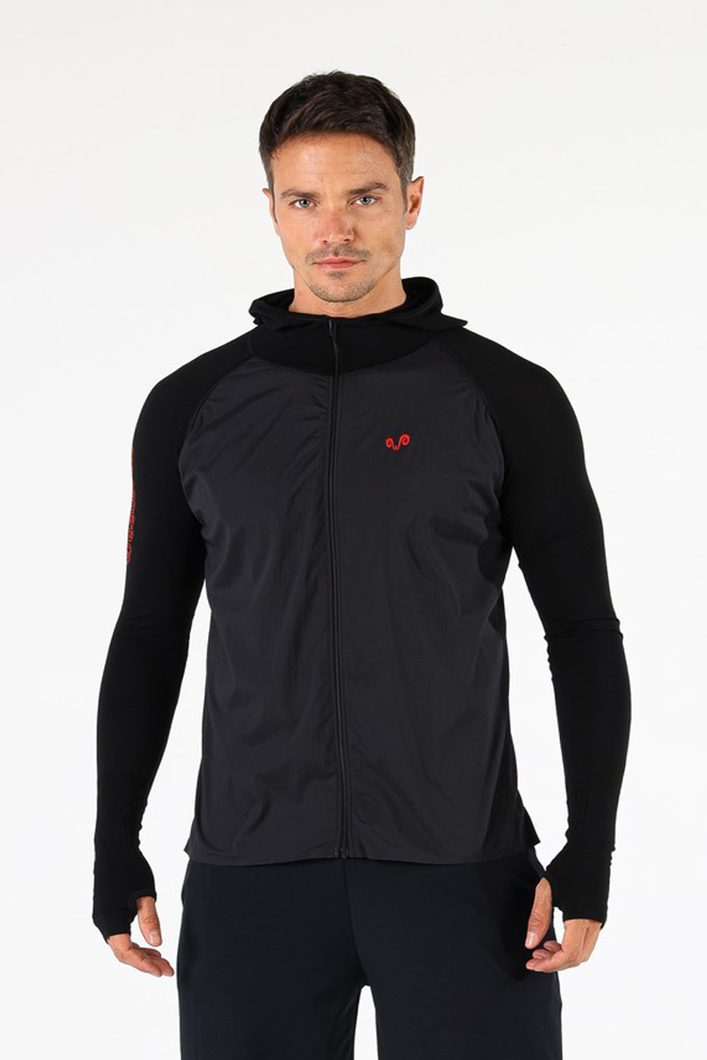 Мъжко термо бельо - безшевен суичър HYBRID PAKKE ZIP