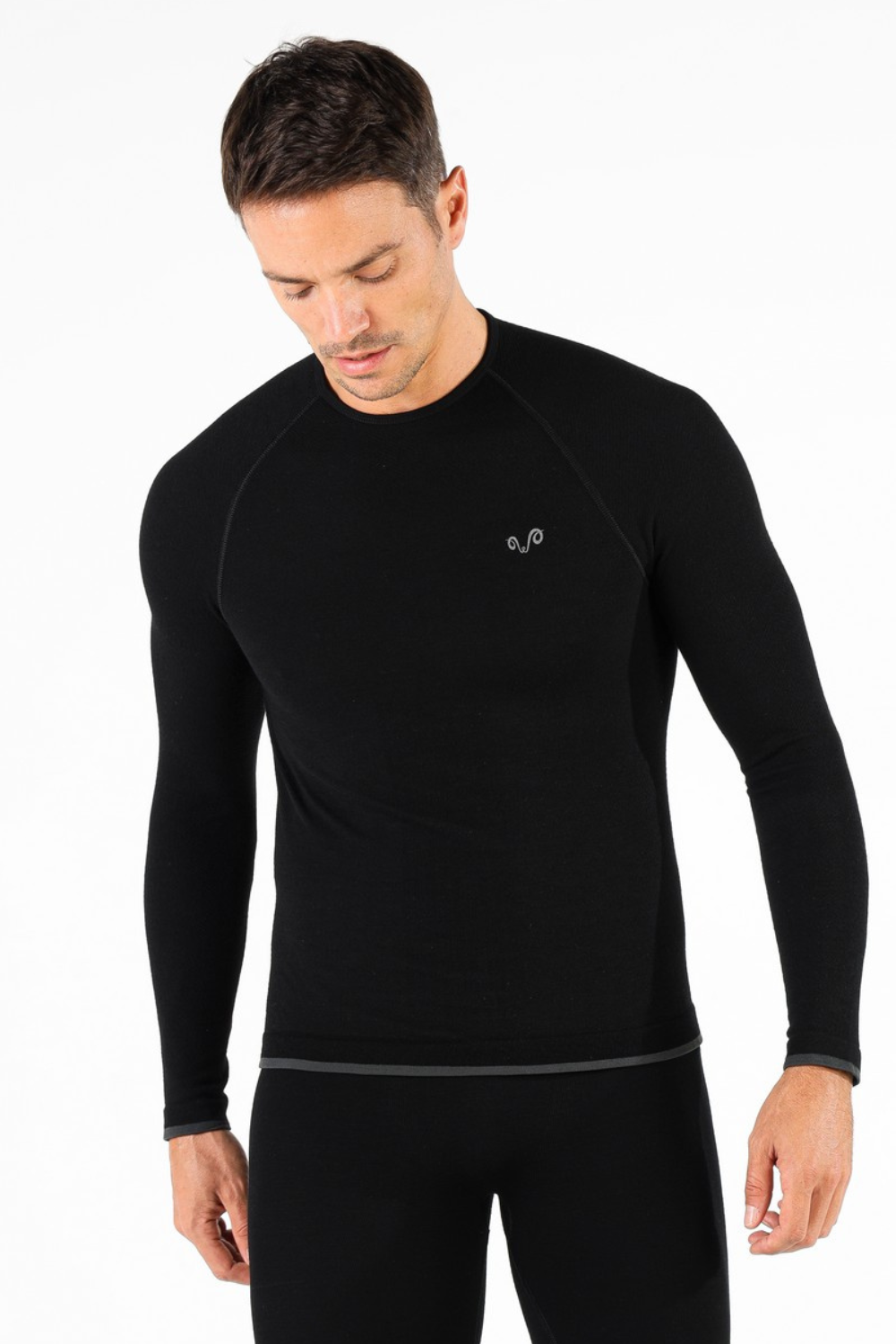 Мъжко термо бельо - безшевна блуза LIFE, 80% мерино