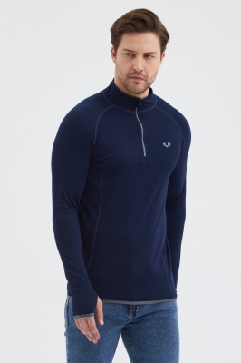 Мъжко термо бельо - Блуза HALLDOR, 100% мерино