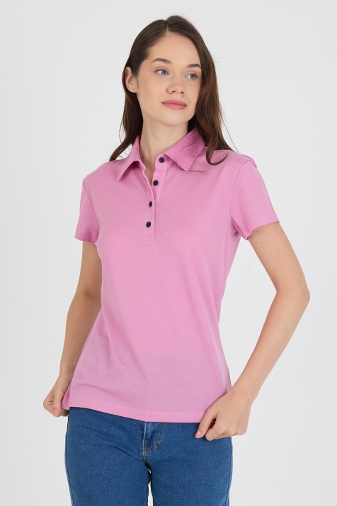 Дамско термо бельо - тениска POLO, 100% мерино