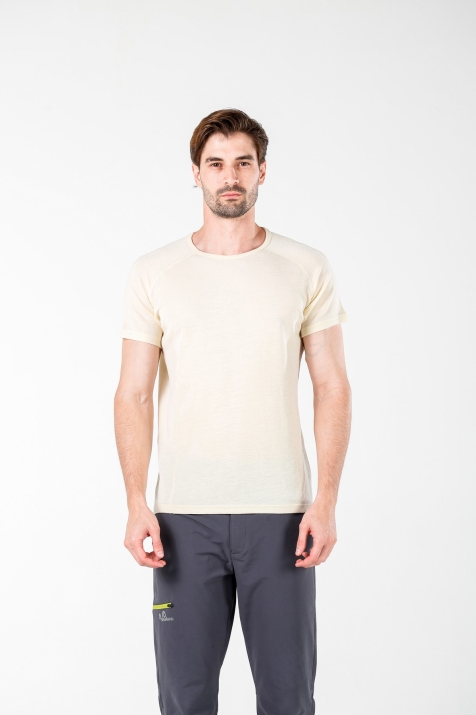 Мъжко термо бельо - блуза с къси ръкави BERG, 100% мерино
