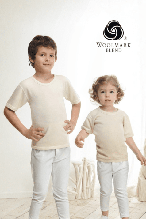 Детско термо бельо тениска 75% мерино